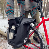 Wozinsky vandtæt cykeltaske bagagerum 25l sort (WBB24BK)