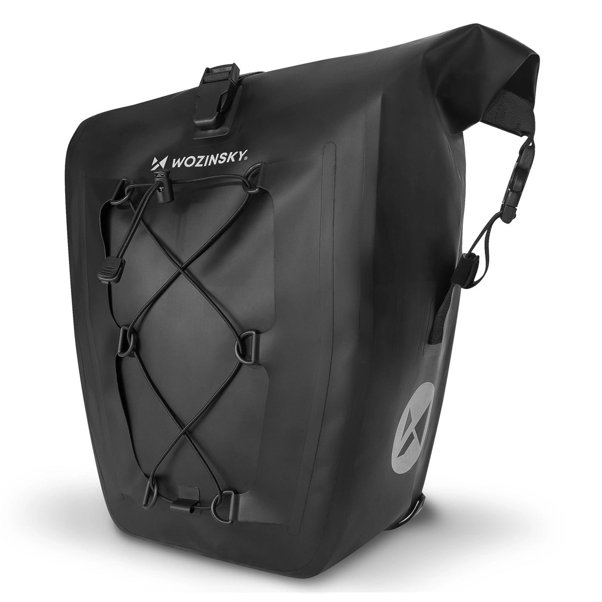 Wozinsky vandtæt cykeltaske bagagerum 25l sort (WBB24BK)