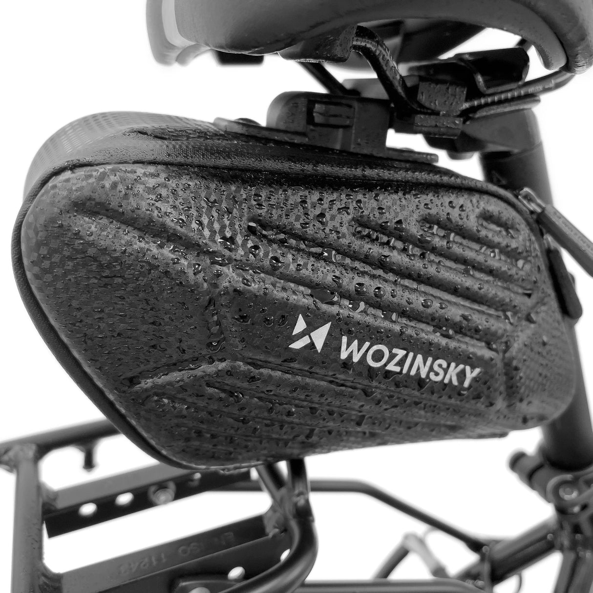 Wozinsky cykel sadel taske vandtæt 1,5 l sort (WBB27BK)