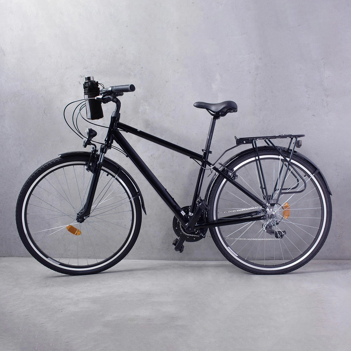 Wozinsky termiske vandflasker til cykel eller scooter 1l sort (WBB29BK)