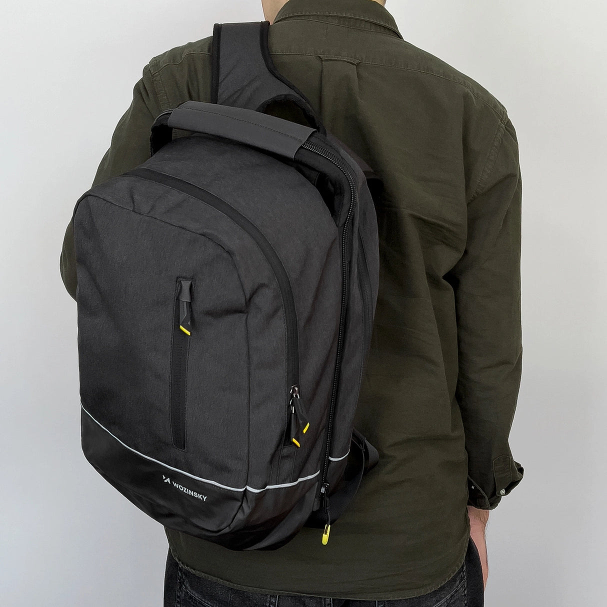 Wozinsky cykeltaske dobbelt rygsæk 2in1 30l sort (WBB30BK)