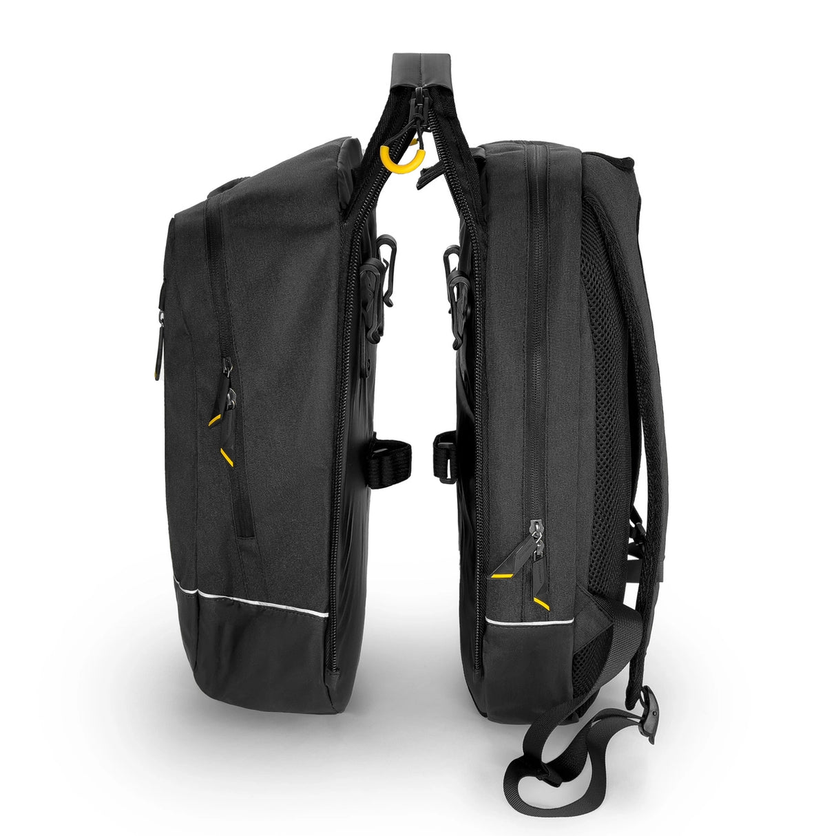 Wozinsky cykeltaske dobbelt rygsæk 2in1 30l sort (WBB30BK)