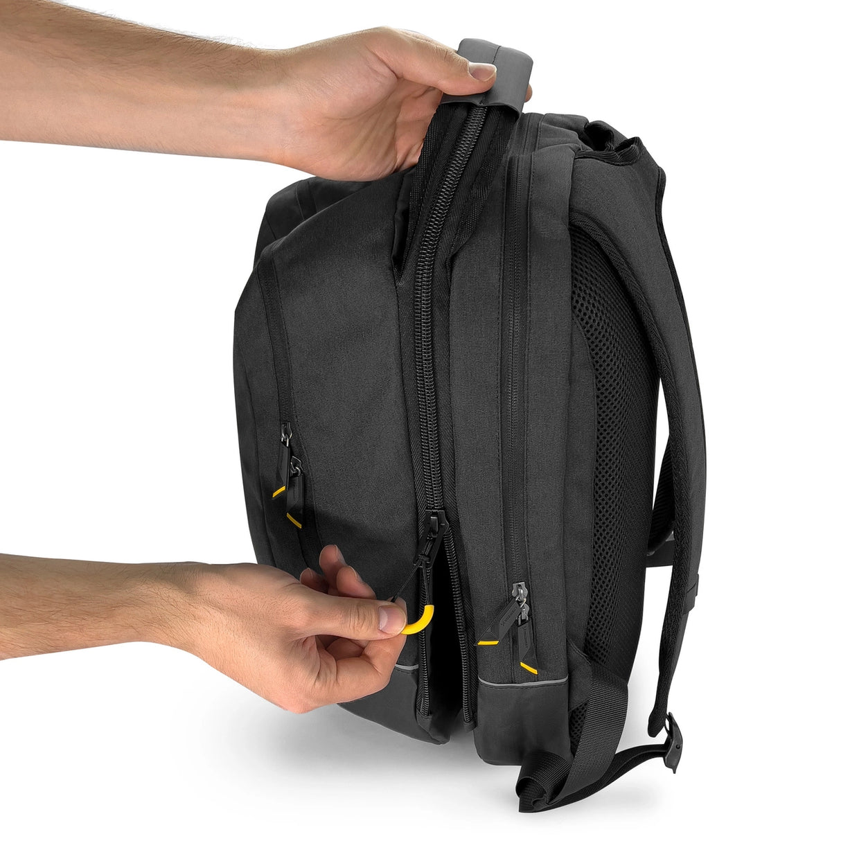 Wozinsky cykeltaske dobbelt rygsæk 2in1 30l sort (WBB30BK)