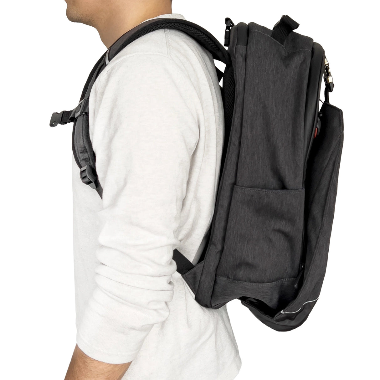 Wozinsky cykel bager taske, cykel rygsæk med ramme, 2in1, 40l, sort (WBB33BK)