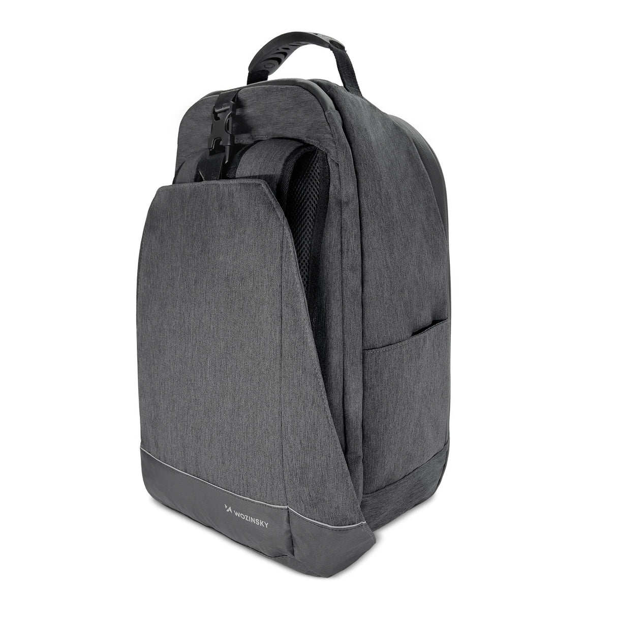 Wozinsky cykel bager taske, cykel rygsæk med ramme, 2in1, 40l, sort (WBB33BK)