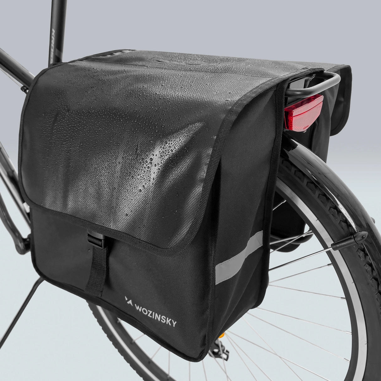 Wozinsky cykel underklæde dobbelt 28 l sort (WBB34BK)