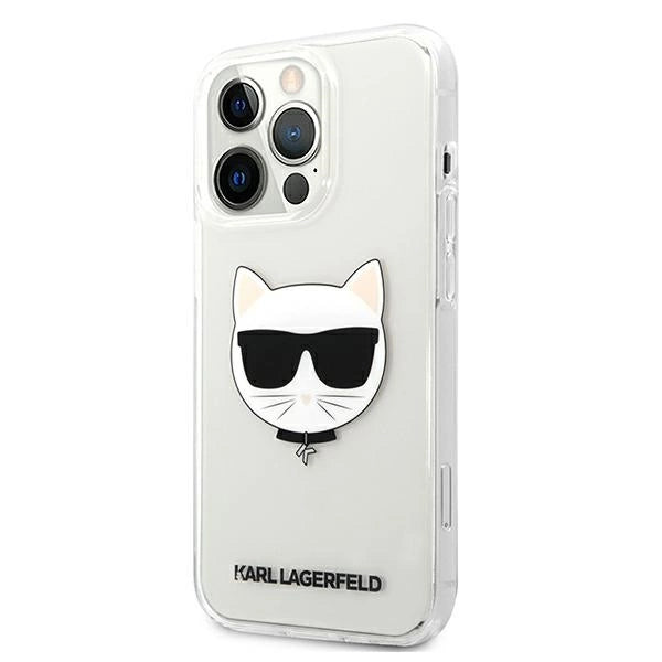 Karl Lagerfeld KLHCP13XCTR iPhone 13 Pro Max 6,7" hårdkasse gennemsigtig Choupette Head