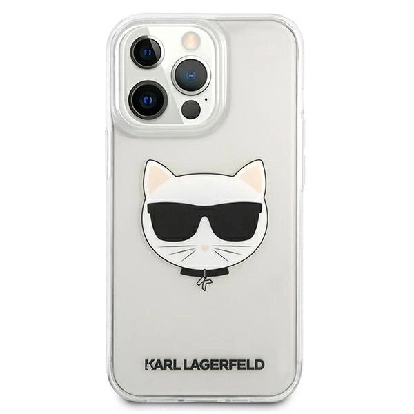 Karl Lagerfeld KLHCP13XCTR iPhone 13 Pro Max 6,7" hårdkasse gennemsigtig Choupette Head