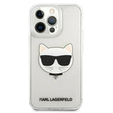 Karl Lagerfeld KLHCP13XCTR iPhone 13 Pro Max 6,7" hårdkasse gennemsigtig Choupette Head