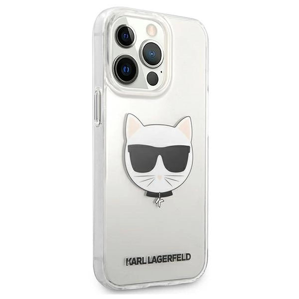 Karl Lagerfeld KLHCP13XCTR iPhone 13 Pro Max 6,7" hårdkasse gennemsigtig Choupette Head