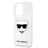 Karl Lagerfeld KLHCP13XCTR iPhone 13 Pro Max 6,7" hårdkasse gennemsigtig Choupette Head