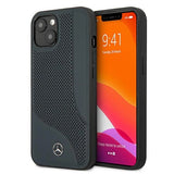 Mercedes MEHCP13SCDONA iPhone 13 mini 5,4" granatowy/navy hardcase Ledret perforeret område