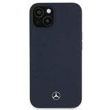 Mercedes MEHCP13SSILNA iPhone 13 mini 5,4" granat-/navy-hårdkasse Silicone Line