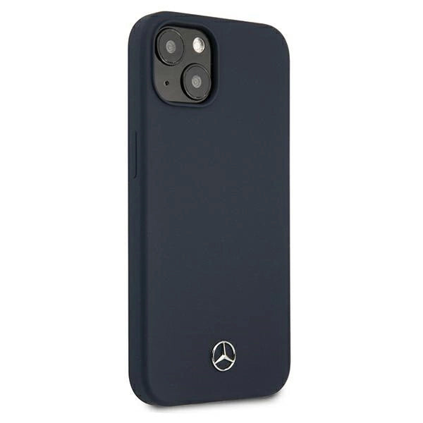 Mercedes MEHCP13SSILNA iPhone 13 mini 5,4" granat-/navy-hårdkasse Silicone Line