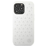 Mercedes MEHCP13XESPWH iPhone 13 Pro Max 6,7" hvid/hvid hardcase Silver Stars mønster
