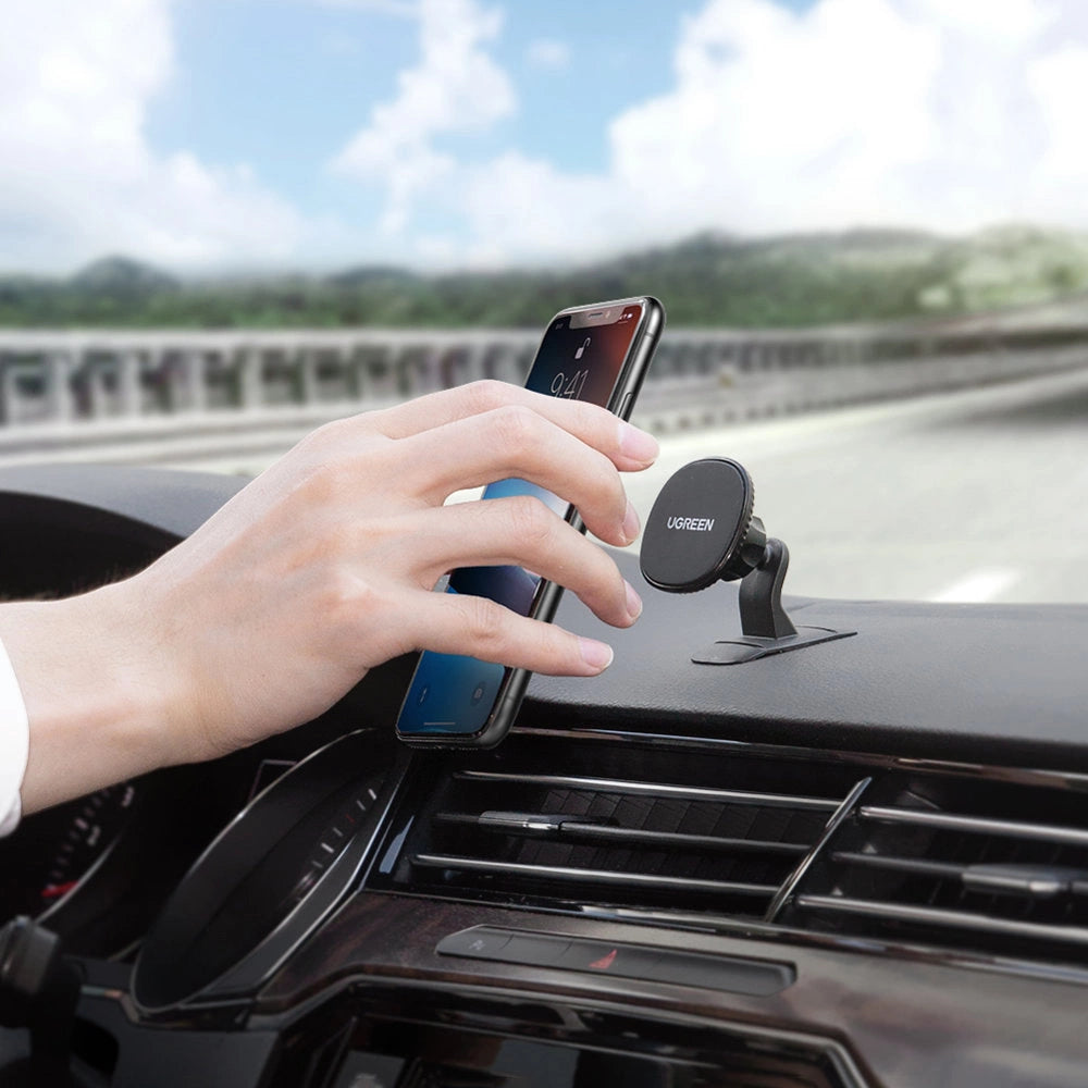Ugreen Magnetisk Bil Telefon Holder Selvklæbende til Dashboard Black (LP292)