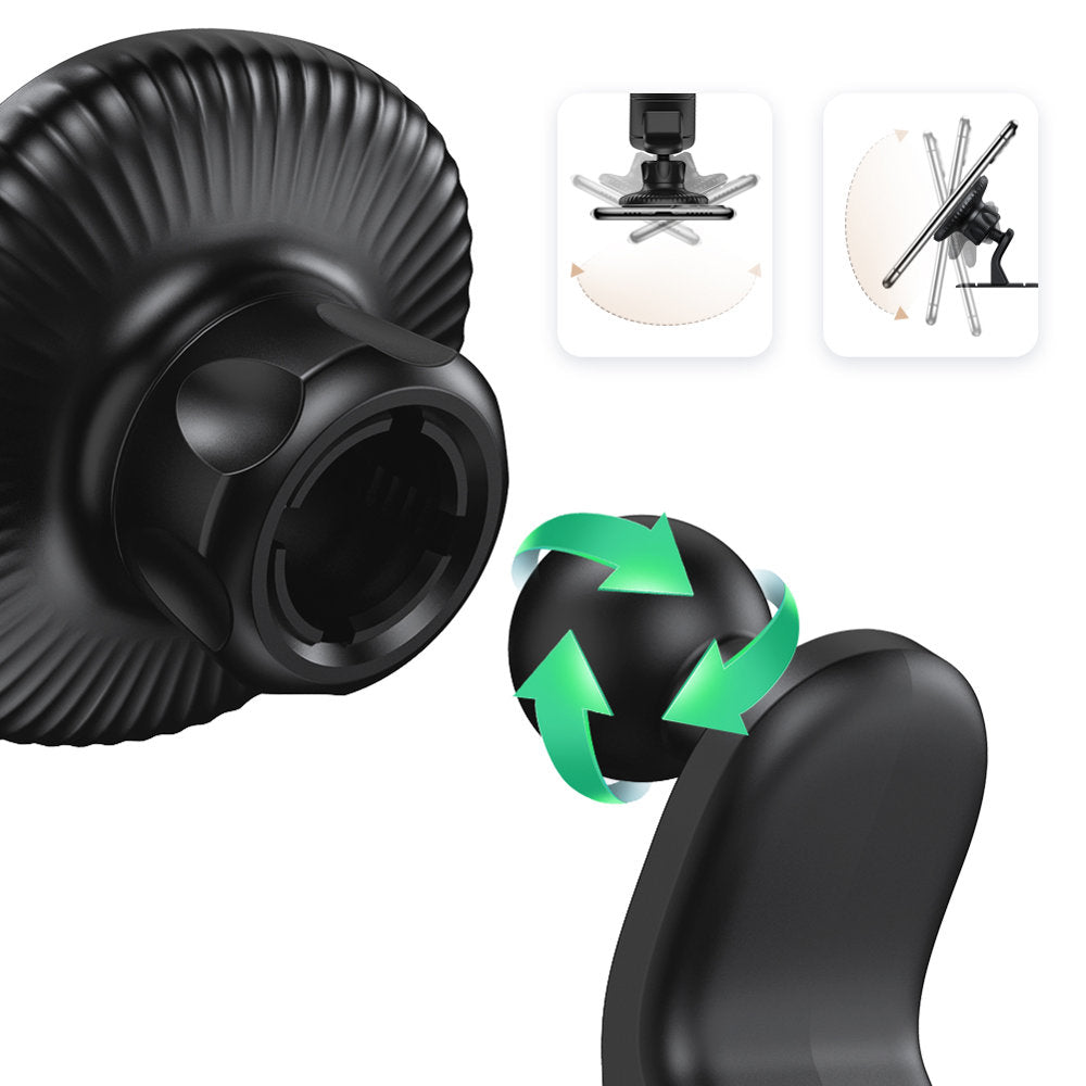 Ugreen Magnetic Car Phone Holder Self-Adhesive for Dashboard Black (LP292)
