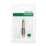 Ugreen 6.35mm jack adapter (mand) til RCA (kvind) guld (AV169 80731)