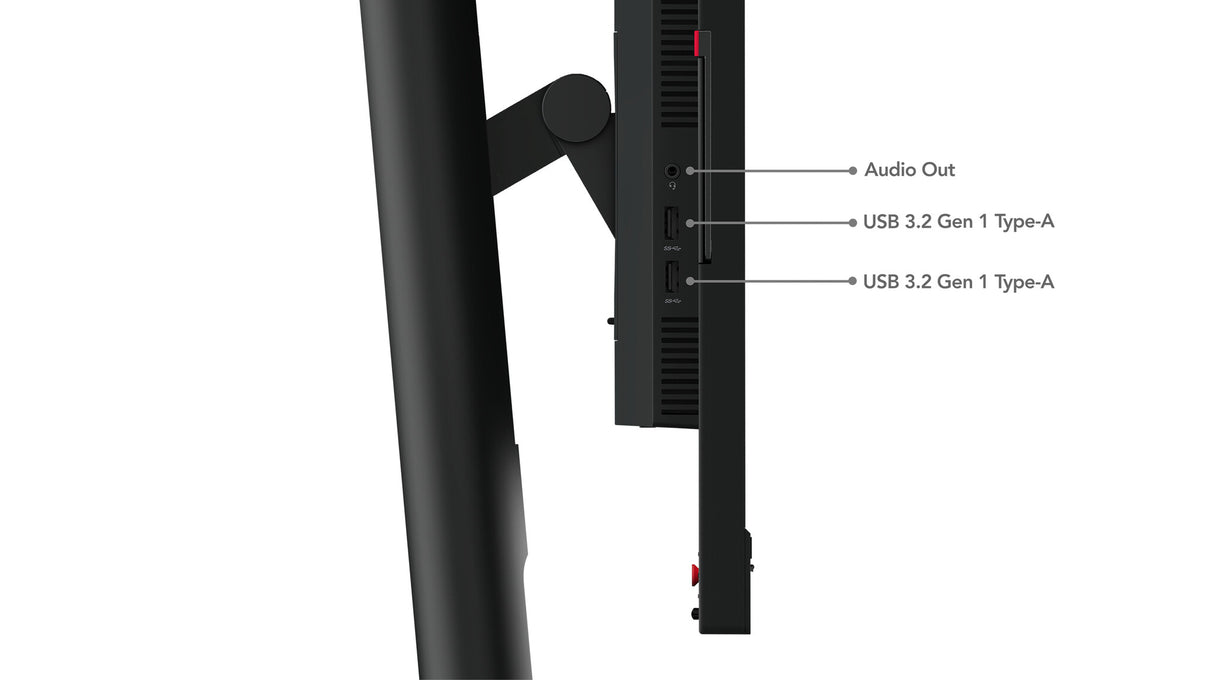 Lenovo ThinkVision T24v-30 computerskærm 60,5 cm (23.8") 1920 x 1080 pixel Fuld HD LED Sort
