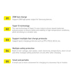 Baseus Super Si 1C fast charger USB Type C 25W Power Delivery Quick Charge black (CCSP020101)