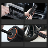 Baseus CRCQ000001 Mini Tire Compressor for Cigarette Lighter Socket - Black