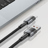 Tech-Protect 9490713934135 USB-kabel 1 m USB A USB C 0,48 Gbit/sek. 66 W Grå