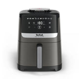 Tefal Easy Fry Silence EY551HE0 frituregryde Enkelt 5 L Enkeltstående Varmluftsteger Sort, Grå, Rustfrit stål