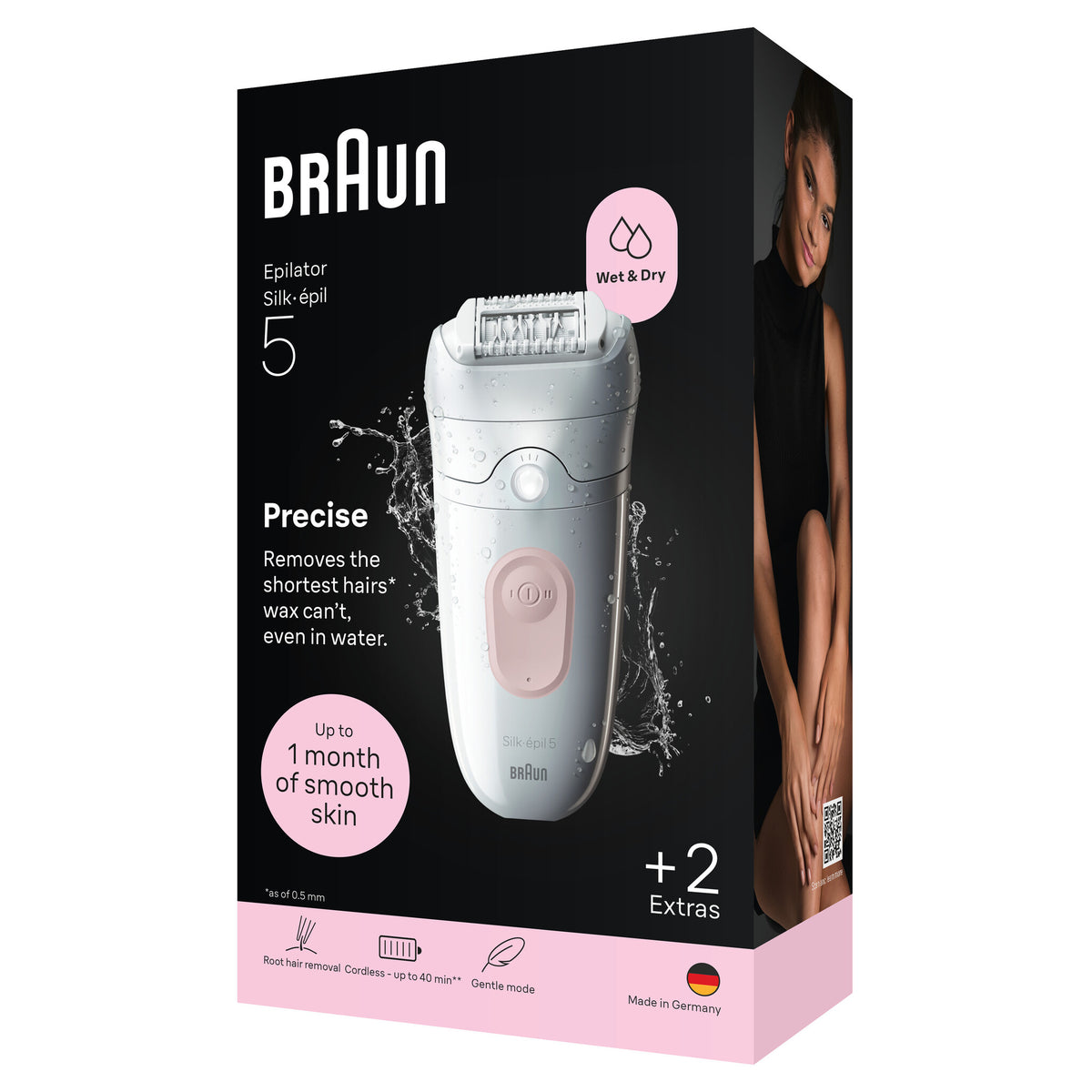 Braun - Silk·epil 5 Wet & Dry Epilator - Flamingo Pink