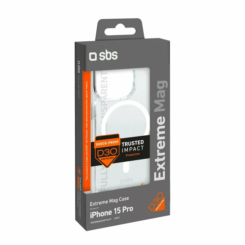 SBS TED3OMAGCOVIP1561P mobiltelefon etui 15,5 cm (6.1") Cover Transparent