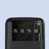 Dudao K6Pro Universal 10000mAh Power Bank med USB-kabel, USB Type C, Lightning hvid (K6Pro-hvid)
