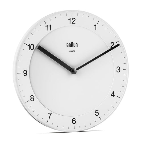 Braun BC06W Kvartsur Rund Hvid