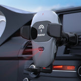 Dudao Automatic Car Holder med indbygget Qi 15W trådløs oplader Grå (F20xs)