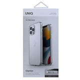 Uniq Clarion fodtøj til iPhone 13 Pro Max - gennemsigtigt