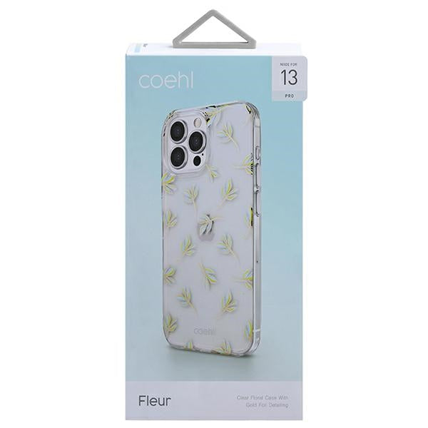 Uniq Coehl Fleur æske til iPhone 13 Pro / iPhone 13 - blå