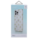 Uniq Coehl Fleur æske til iPhone 13 Pro / iPhone 13 - blå