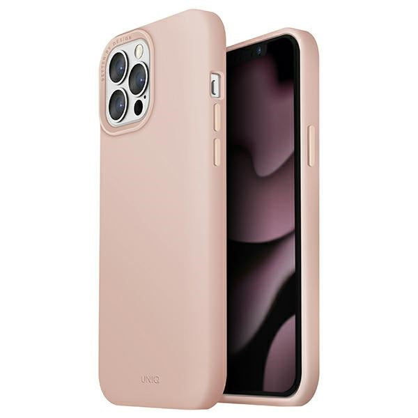 Uniq Lino Hue MagSafe-hylster til iPhone 13 Pro / iPhone 13 - pink