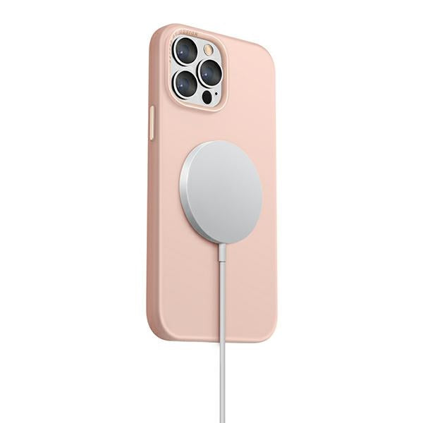 Uniq Lino Hue MagSafe-hylster til iPhone 13 Pro / iPhone 13 - pink
