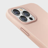 Uniq Lino-hylster til iPhone 13 Pro / iPhone 13 - pink