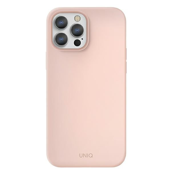 Uniq Lino-hylster til iPhone 13 Pro Max - pink