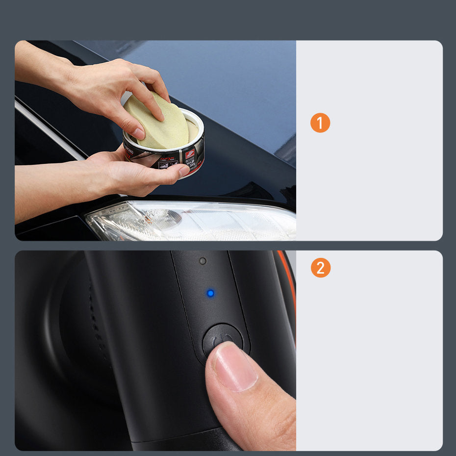 Baseus trådløs elektrisk poleringsmaskine 30W 4000mAh sort (CRDLQ-B01)
