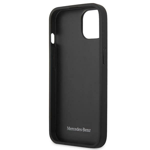 Mercedes MEHCP13SPSQRE iPhone 13 mini 5,4" rød/rød hårdkasse Læder Stars mønster