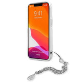 Guess GUHCP13SKPESI iPhone 13 mini 5.4" sølv/sølv hardcase Peony Chain Collection