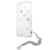 Guess GUHCP13SKPESI iPhone 13 mini 5.4" sølv/sølv hardcase Peony Chain Collection