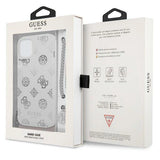 Guess GUHCP13SKPESI iPhone 13 mini 5.4" sølv/sølv hardcase Peony Chain Collection