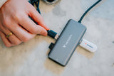 Verbatim 32157 interface hub USB 3.2 Gen 1 (3.1 Gen 1) Type-C 5000 Mbit/s Grå