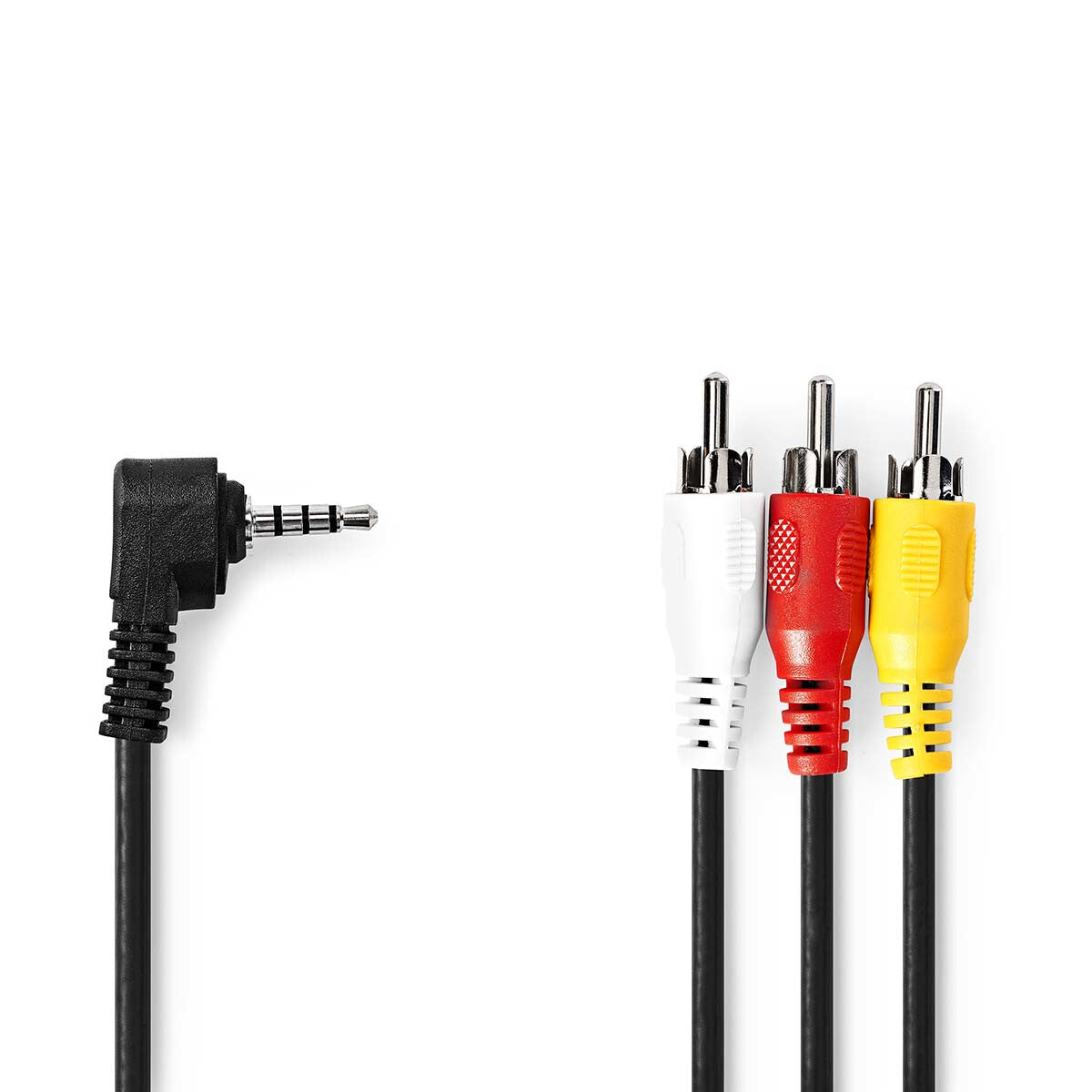 Nedis CVGL22400BK10 videokabel adapter 1 m 3 x RCA