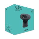 Logitech C270 HD webcam 3 MP 1280 x 720 pixel USB Grå, Mørkegrå