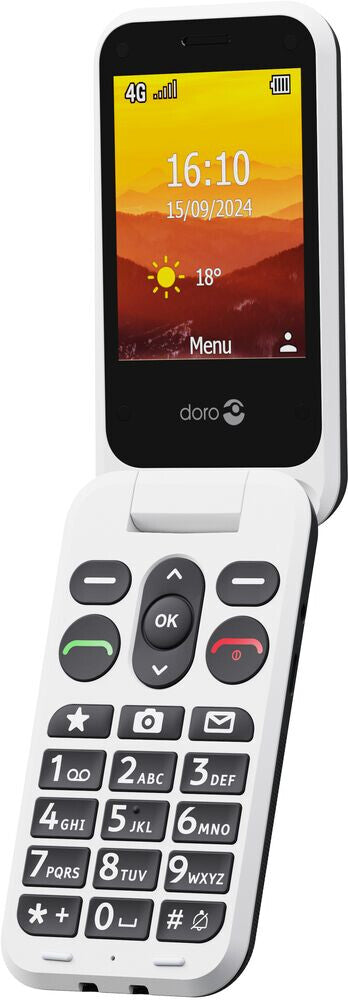 DORO Leva L30 2.8 128MB Sort/hvid Sort Hvid