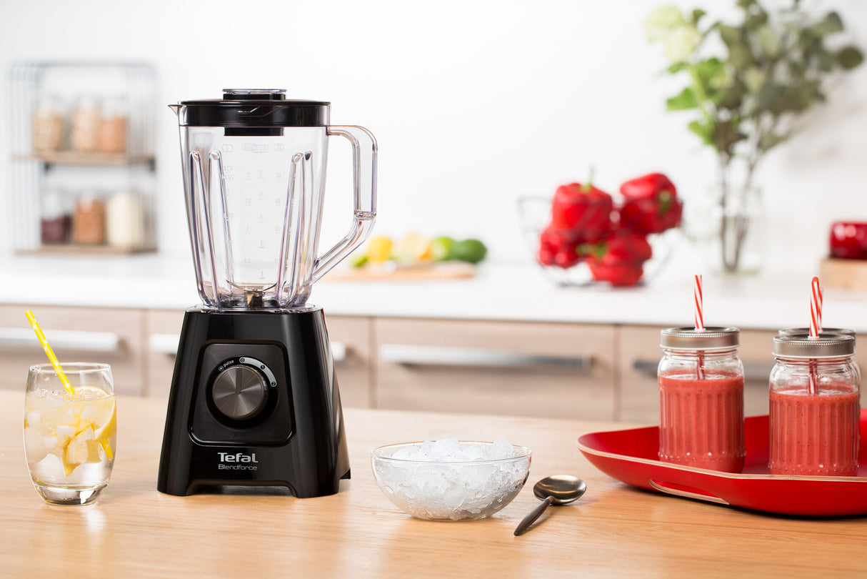 Tefal BlendForce II BL4208 blender 1,25 L Bordplade blender 600 W Sort