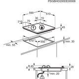 Imontuojama dujine kaitlente Electrolux KGG6407K